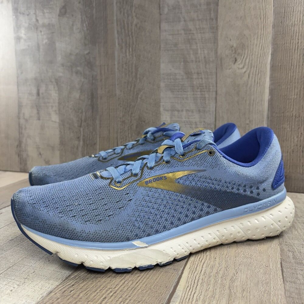 Brooks Glycerin 18 Women's Size 9 Running Shoes Athletic Training Sneakers Blue
